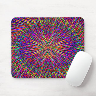 Psychedelic swirling Star...... Mouse Pad