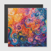 Psychedelic Swirls Oil Painting (Front/Back)