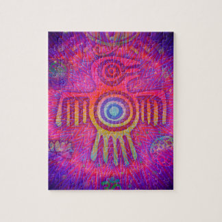 Psychedelic Symbols Jigsaw Puzzle
