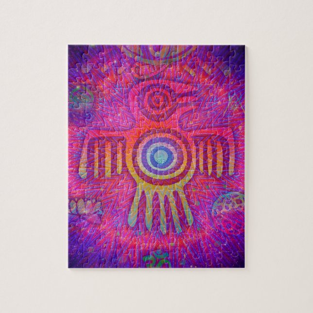 Psychedelic Symbols Jigsaw Puzzle (Vertical)
