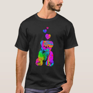 Psychedelic Teddy Bear Trippy Colorful Teddy with T-Shirt