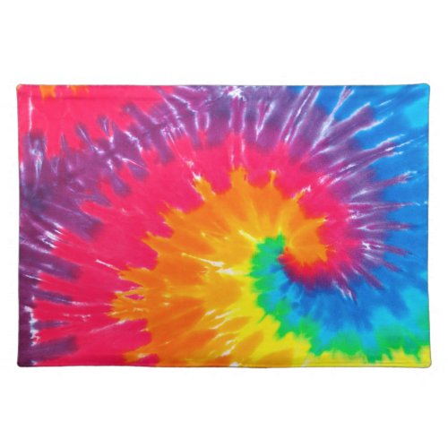 Psychedelic Tie Dye Cloth Placemat