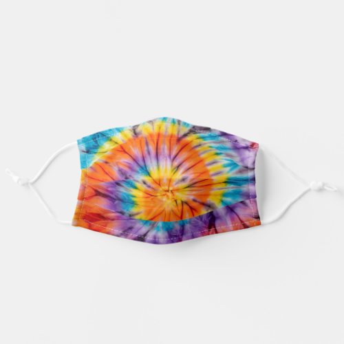 Psychedelic Tie Dye Pattern Adult Cloth Face Mask