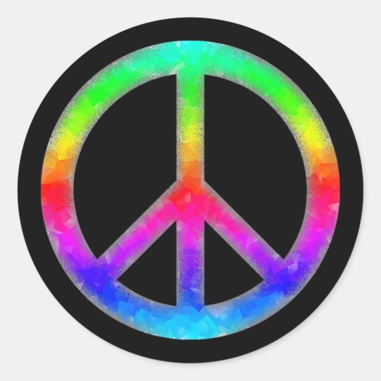 Psychedelic Tie Dye Peace Sign Stickers Black Zazzle psychedelic-tie-dye-peace-sign-stickers-black-zazzle
