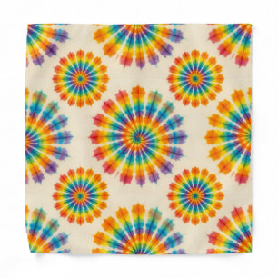 Psychedelic Tie Dye Pocket Square Bandana