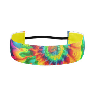 Psychedelic Tie Dye Retro Surreal Athletic Headband