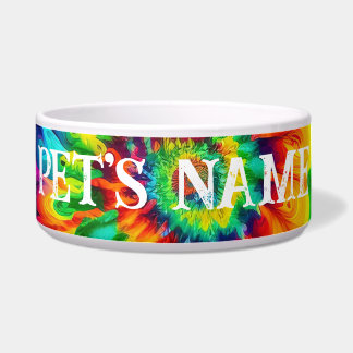 Psychedelic Tie Dye Retro Surreal Bowl