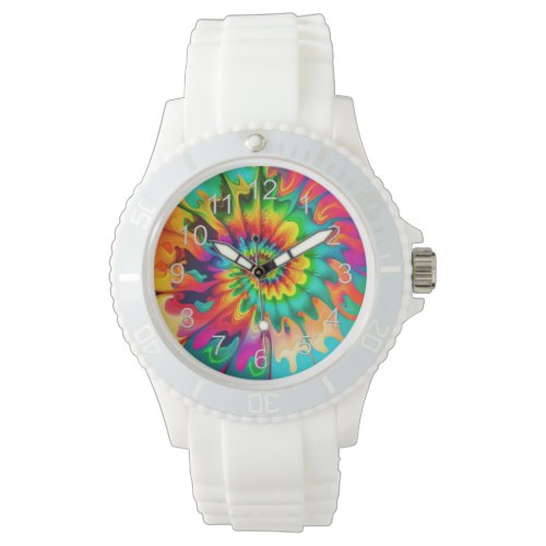 Psychedelic Tie Dye Retro Surreal Watch