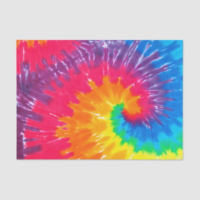 Psychedelic Tie Dye Tissue Paper (Front)