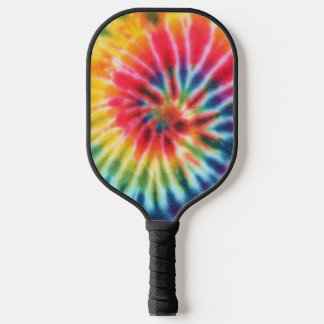 Psychedelic Tie Dye Vintage Retro Pickleball Paddle