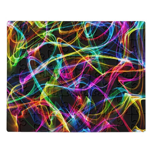 Psychedelic Trance Abstract Jigsaw Puzzle