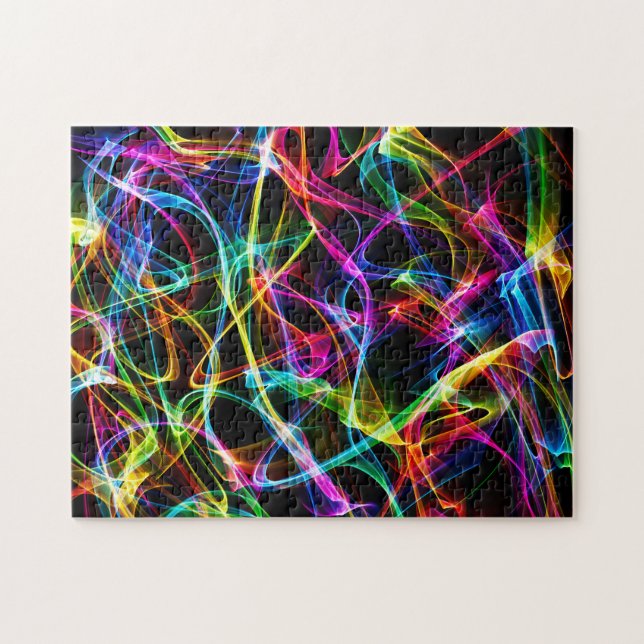 Psychedelic Trance Abstract Jigsaw Puzzle (Horizontal)