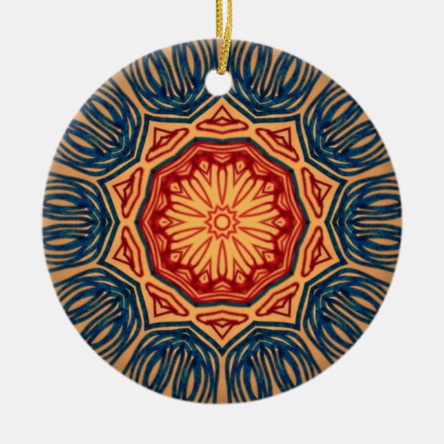 Psychedelic Tree Ornament (Front)