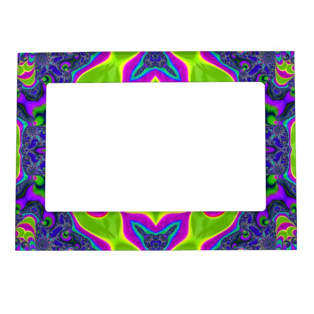 Psychedelic Trippy Pattern Magnetic Frame (Front)