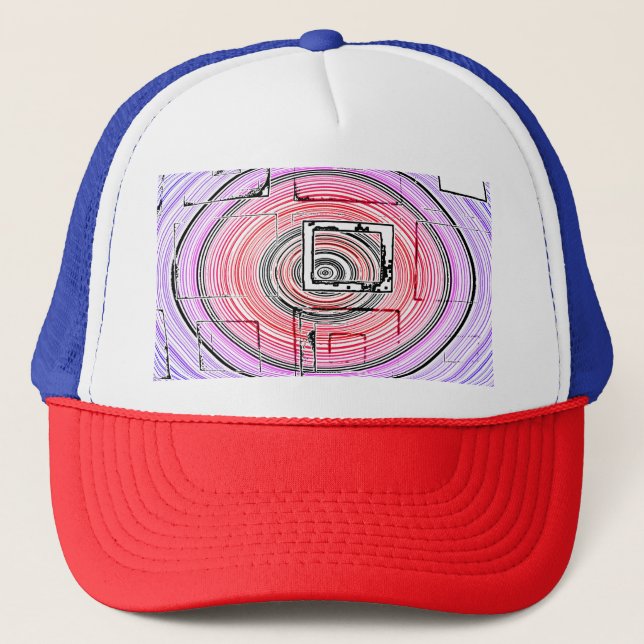 Psychedelic Trucker Hat (Front)