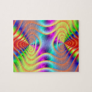 Psychedelic 1969 Opart Puzzle, Om Art Puzzle 