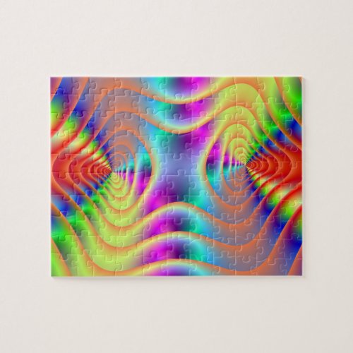 Psychedelic Twin Spirals Puzzle