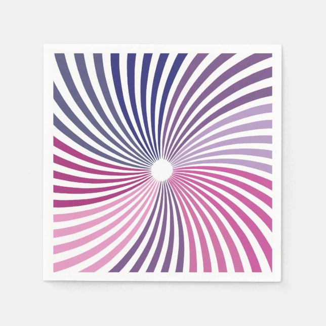 Psychedelic Twirl  Napkins (Front)