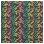 Psychedelic Urban Jungle Animal Print Fabric