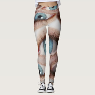 Psychedelic Vision: Abstract Eye Illusion Leggings