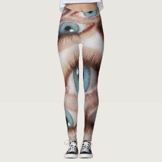 Psychedelic Vision: Abstract Eye Illusion Leggings