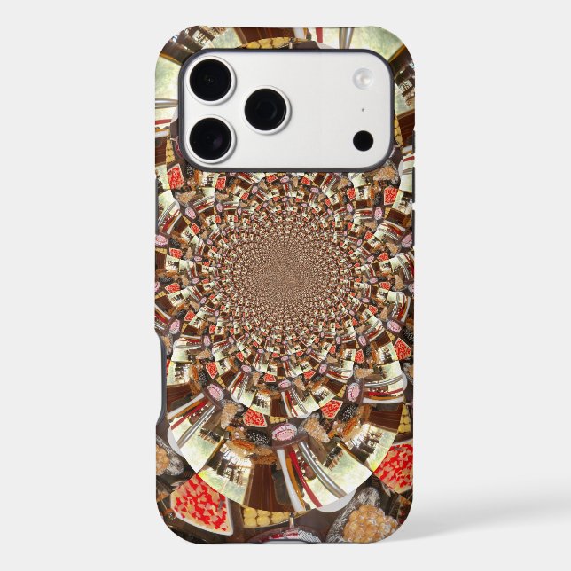 Psychedelic Vision of Brown Hues Case-Mate iPhone Case (Back)