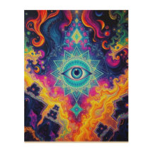 Psychedelic Visionary Eye Art - Trippy Spiritual