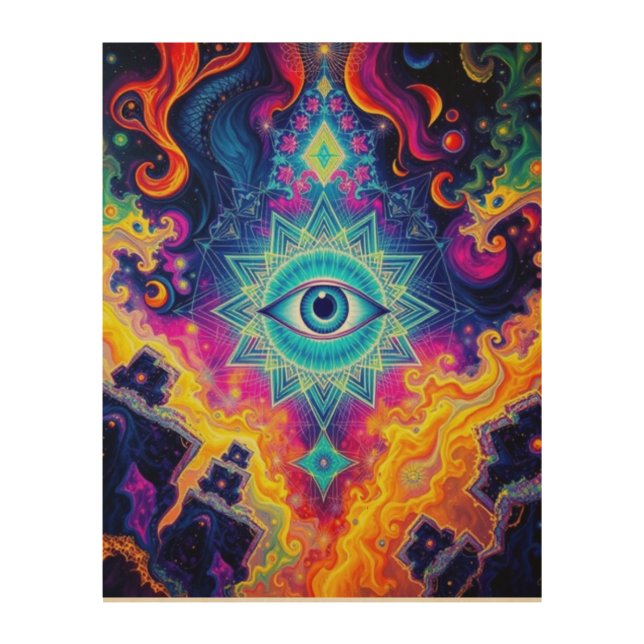 Psychedelic Visionary Eye Art - Trippy Spiritual (Front)
