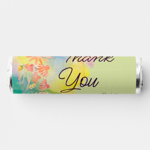 Psychedelic Watercolor Wildflower  Breath Savers Mints