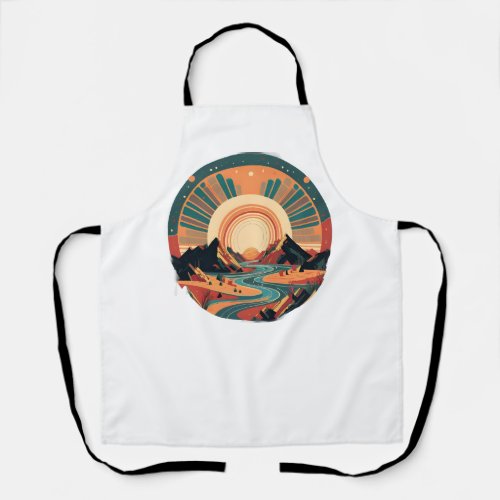 Psychedelic Waterfall Apron