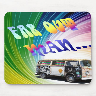 Psychedelic Wave Mousepad
