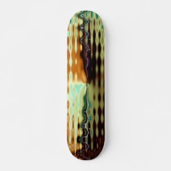 Psychedelic Wave Skateboard by ImGEEE at Zazzle