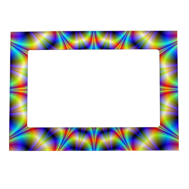 Psychedelic Wheel Magnetic Photo Frame (Front)