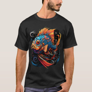 Psychedelic Wild Fish: Aquatic Adventure T-Shirt