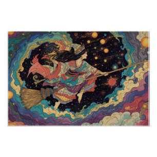 psychedelic witch poster