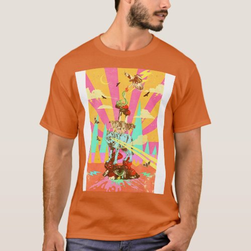 PSYCHEDELIC WOLVES T_Shirt