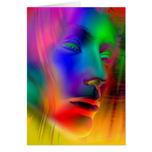 Psychedelic Woman Face (Front)