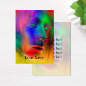 Psychedelic Woman Face + your text (Desk)