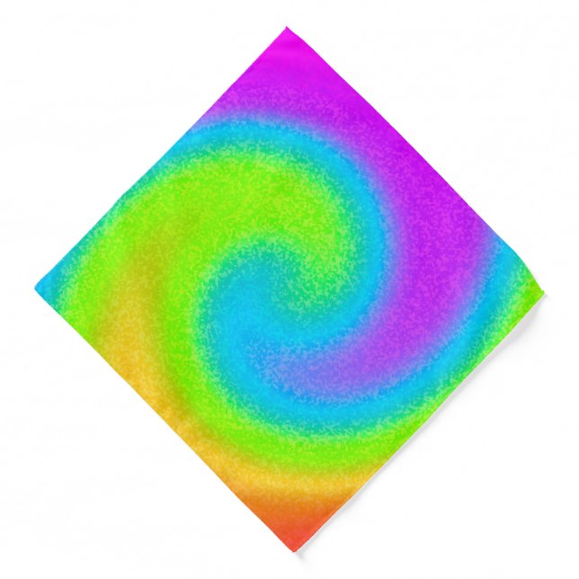 Psychedelic  Yin Yang Bandana (Front)