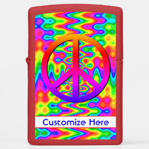 Hippie Zippo Lighters & Matchboxes | Zazzle