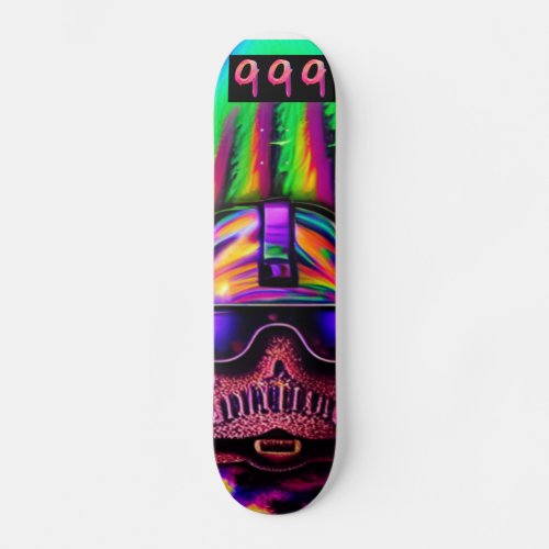 psychedelic zombie 999 skateboard