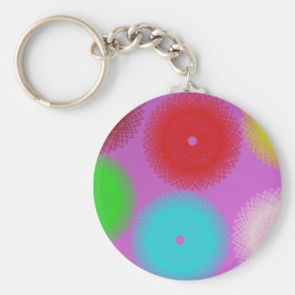 psychedelics color pop color keychain