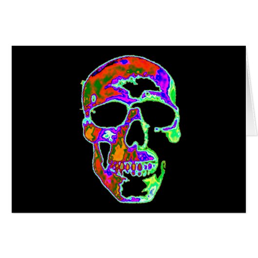 Psychedellic Skull (Front Horizontal)