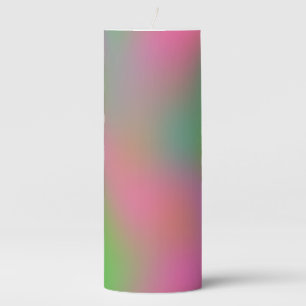 Psychedielic Pillar Candle