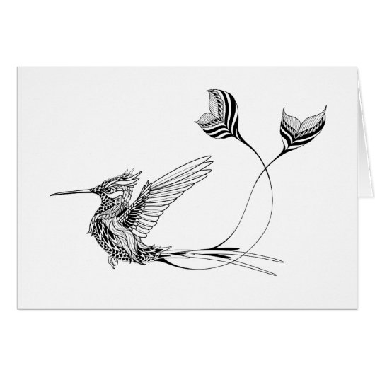 Psychedlic Bird Tattoo Cards (Front Horizontal)