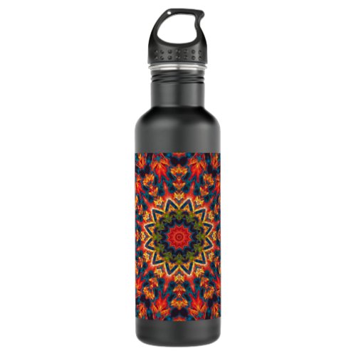 Psychedlic Flower Water Bottle