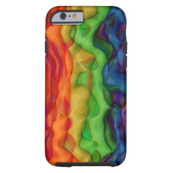 Psychedlic Hippy Rainbow Acid Trip Tough Iphone 6 Case by RetroZone at Zazzle