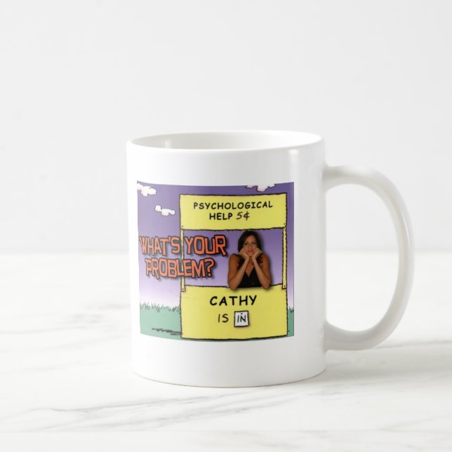 psychhelp, Cathy DeBuono's, "What's Your Proble... Coffee Mug (Right)