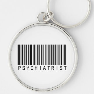 Psychiatrist Bar Code Keychain