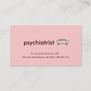 Psychiatrist Business Cards